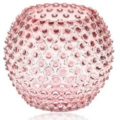 Ваза для квітів Hobnail рожева 1,8 л KLIMCHI 8460/18-72/27, 18