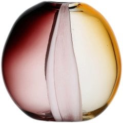 Ваза стеклянная SULLATELA желтая М 26x13.5x26H Rituali Domestici U30739109P00