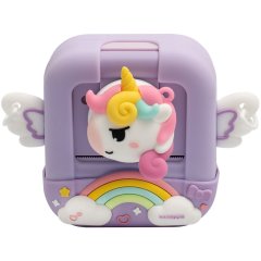 Детская моментальная камера Purple Unicorn / детский полароед XIE SHENG TOYS M9-U