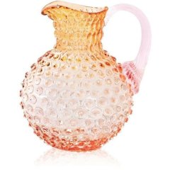 Кувшин Sunrise Hobnail 2л, янтарно-розовый KLIMCHI 16184/2000-8572/27