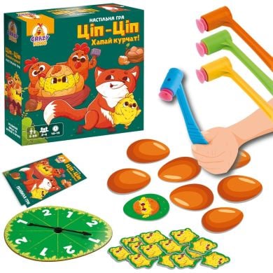Игра настольная развлекательная Vladi Toys Тип-Тип Хватай цыплят! VT8055-42