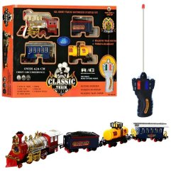 Игрушка электрический музыкальный поезд на дистанционном управлении 45