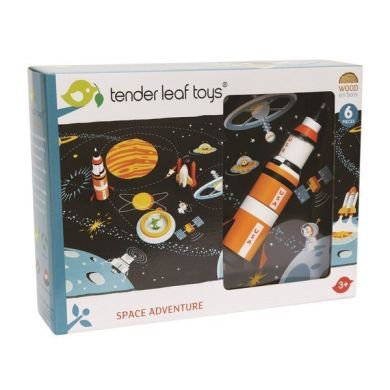 Игрушка из дерева Космическое приключение Tender Leaf Toys TL8313, Разноцветный
