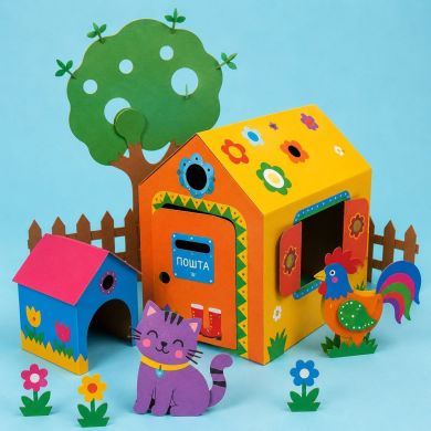 Картон кольоровий двосторонній Yes Pembe the Cat, 10 аркушів, А4, папка 956963