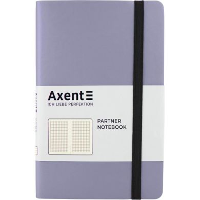 Книга записная Axent Partner Soft, 96 листов, клетка, серебристая 8206-34-A