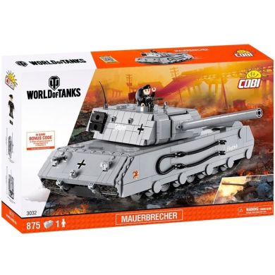 Конструктор COBI World Of Tanks Mauerbrecher, 875 деталей COBI-3032