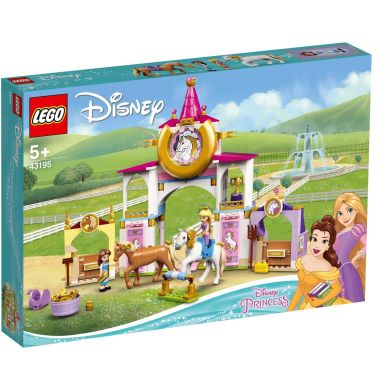 Конструктор Королівські стайні Белль і Рапунцель LEGO Disney Princess 239 деталей 43195