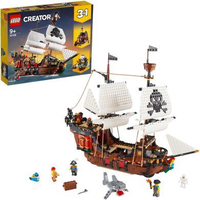 Конструктор LEGO Creator Пиратский корабль 1262 детали 31109