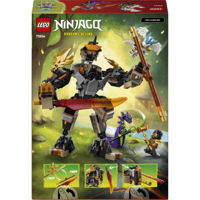 Конструктор LEGO Ninjago Робот Коула для миссии и Дракон Зейн 71854