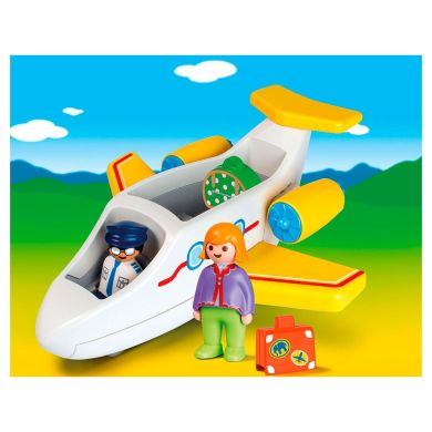 Конструктор Playmobil 1.2.3 літак з пасажирами 70185