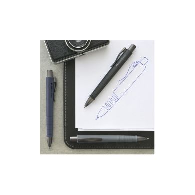 Кулькова ручка Faber-Castell POLY BALL ХВ автоматична темно-синій корпус синя 1,0 мм 30778