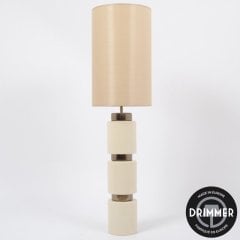 Лампа STRIPE кремово-золота, E27 DRIMMER C2687
