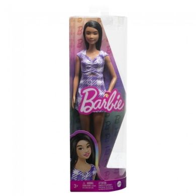 Кукла Barbie Модница в нежном платье с фигурным вырезом HPF75
