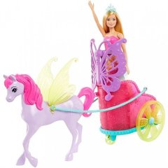 Набор Barbie Барби Сказочная колесница GJK53