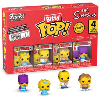 Набор игровых фигурок BITTY POP! серии Симпсоны МЭГГИ (4 фигурки в асс.) 85709