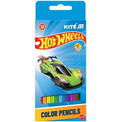 Олівці кольорові, 12 шт. Hot Wheels HW25-051