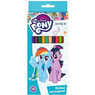 Олівці кольорові шестигранні Kite My Little Pony 12 кольорів LP19-051