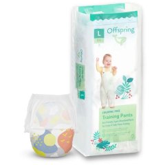 Підгузки-трусики Offspring® розмір L, 9-14 кг, 36 шт, Небо DP-OI-FAP-L36P-SKY, L