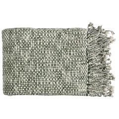 Плед шерсть 170&times;130 см, зеленый TRICOT POMAX 41336-GRE-10