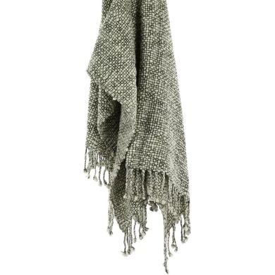 Плед шерсть 170&times;130 см, зеленый TRICOT POMAX 41336-GRE-10