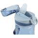 Бутылочка для воды с трубочкой, 600 мл, голубая KITE K22-419-02, Голубой