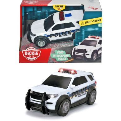 Полицейский автомобиль Форд Перехват со звуковыми и световыми эффектами, 15 см, 3+ DICKIE TOYS 3712019