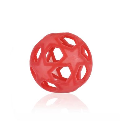 Прорезыватель Hevea Star Ball из натурального каучука HEVSTBLRED, Красный