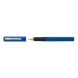 Ручка пір'яна Faber-Castell для школи карбновий корпус 6 синіх картриджів 25819