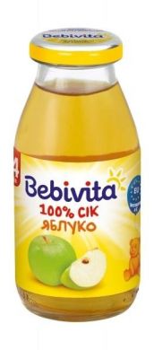 Сок Bebivita от 4 мес Яблоко с/бут 0.2 л 1655