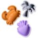 Силиконовый пляжный набор с ведром, лопатой и 3 формами Abstract Swim Essentials 2023SE1395