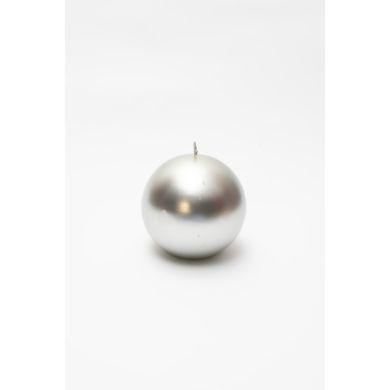 Свеча шар Серебрянный бархат 90мм Candele Firenze BL000090V025 8026159001899