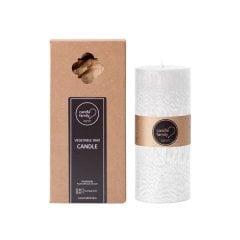 Свеча восковая Candle Family Кокосовое молоко, ваниль, цитрусовое дерево 7,5x7,5x23 cm COCONUTS