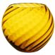 Ваза для цветов Egg Marika янтарная, диаметр 15 см, 1800 мл KLIMCHI 8215/23-85/21