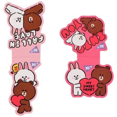 Закладки магнітні Yes Line Friends Sweet heart, 2шт YES 708107