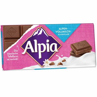 Альпийский молочный шоколад 100 г Alpia705095