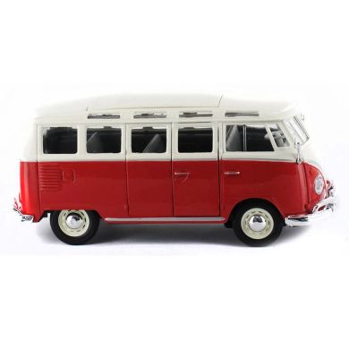 Авто Maisto VW bus Samba 31956 red cream