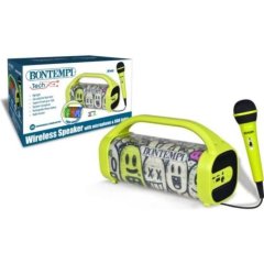 Беспроводная колонка с микрофоном и RGB-подсветкой BONTEMPI 490230