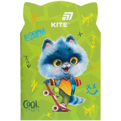 Блокнот м'яка обкладинка, 48 аркушів, Skate cat K25-461-1