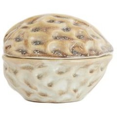 Декоративна скринька 13,5x10,5x10,5см WALNUT кераміка пісчана Light&Living 5742982