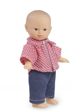 Кукла Дети Мира: Мальчик с одеждой азиат 18 см The Doll Factory Kids of a world 01.63007