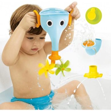 Игрушка для воды Yookidoo Веселый слоник Голубой 40205, Голубой