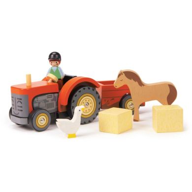 Игрушка из дерева Трактор для фермы 18+ Tender Leaf Toys TL8485