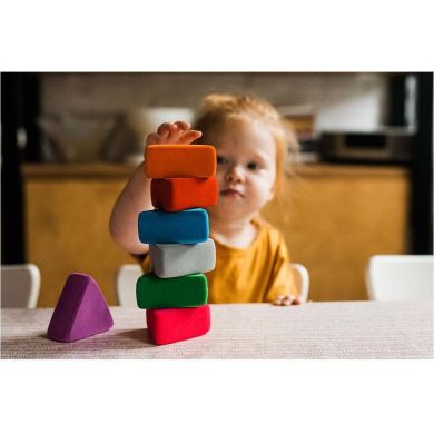 Іграшка з каучукової піни Rubbabu (Рубабу) Набір різнокольорових трикутників 20473