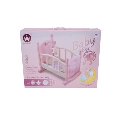 Игрушечная кроватка с аксессуарами W6909B