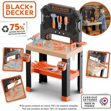 Ігровий набір Блек + Деккер. Майстерня 78 аксес. SMOBY TOYS 7600360739