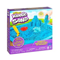 Набір кінетичного піску Kinetic Sand Замок з піску блакитний 454 г 71402B