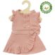 Комплект кофточка+юбка из муслина, персиковый, на игрушку высотой 35-45 см Heless 2423