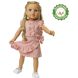 Комплект кофточка+юбка из муслина, персиковый, на игрушку высотой 35-45 см Heless 2423