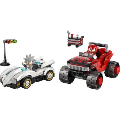 Конструктор LEGO Sonic Автомобиль Сильвера vs. монстр грузовика Наклза 77118