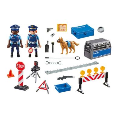 Конструктор Playmobil City Action Полицейское дорожное ограждение 6924